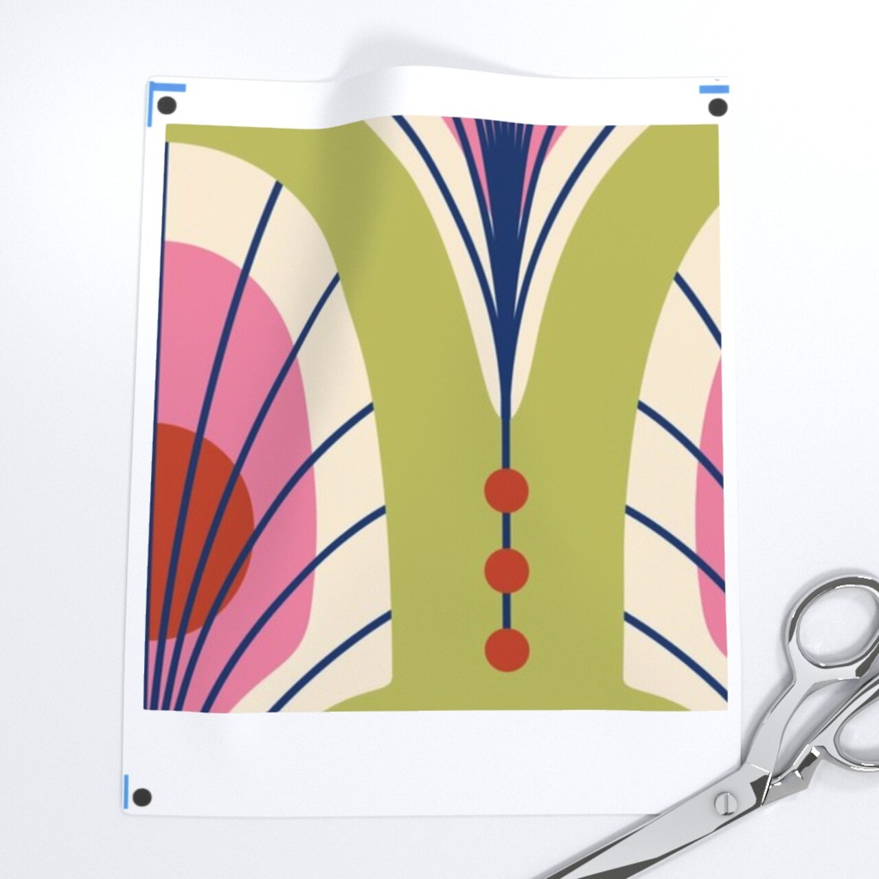 Animal Print Art Deco Bold Modern Feathers Custom Removable Wallpaper by Spoonflower Peel & Stick Wallpaper 2FT Wide